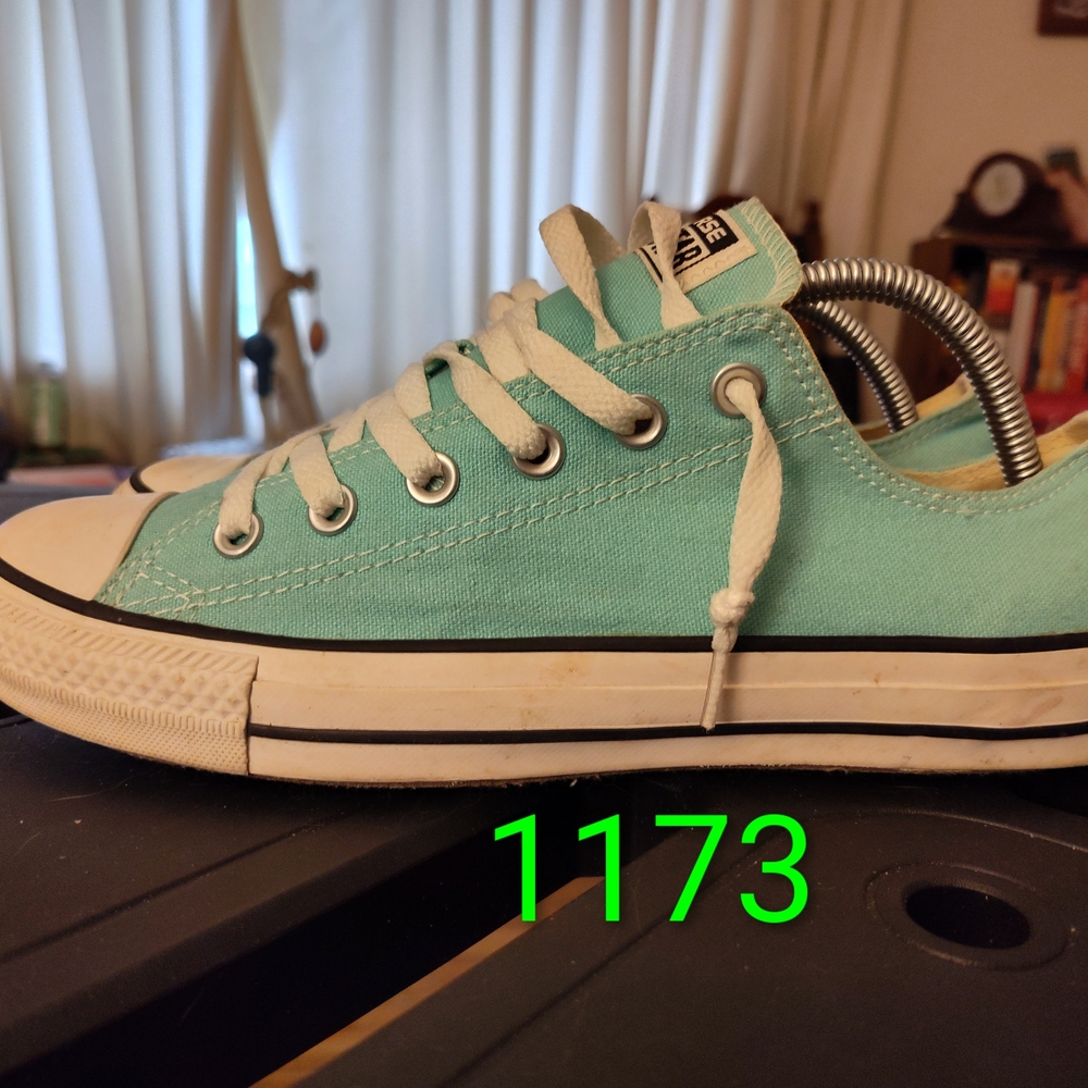 Converse Unisex Sneakers in Aqua and White